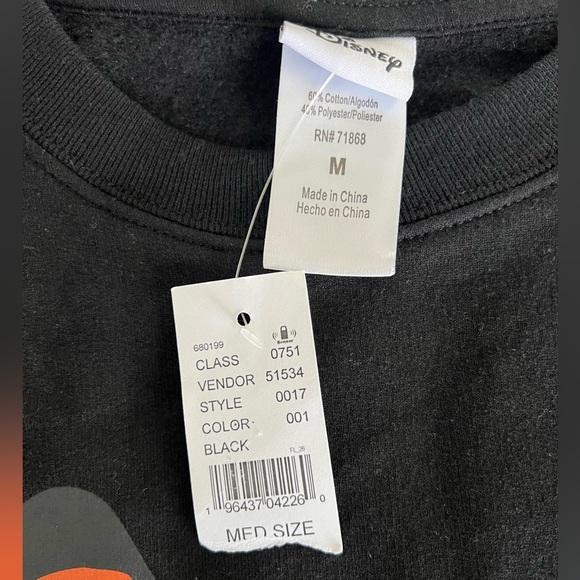 Disney Black and Orange Bambi Hoodie - Picture 7 of 9